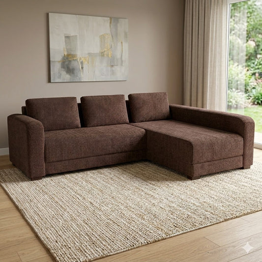 NZ Made  Sigma Long-Arm with Chaise Corner Sofa | Furniture World Auckland