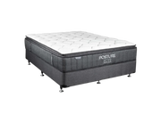 Eco Bed Base + Sleepmax Posture Elite Medium Mattress King Single / Black Bedroom Furniture Sets
