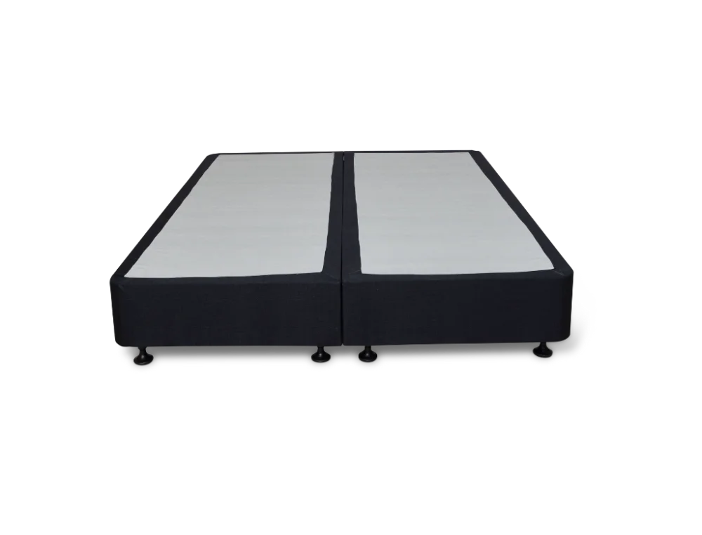 SleepMax PP Pro Mattress + NZ Made Eco Bed Base Queen Split / Black Bedroom Furniture Sets
