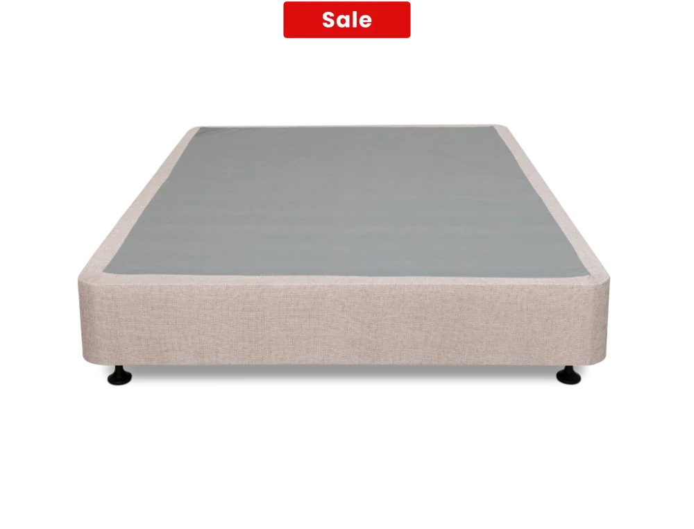 SleepTime Kyro Mattress + NZ Made Eco Bed Base Beige / Single