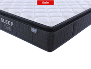 SleepTime Medium Mattress + NZ Made Duracast Hotel Bed Base with Casters