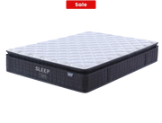 SleepTime Medium Mattress + NZ Made Duracast Hotel Bed Base with Casters