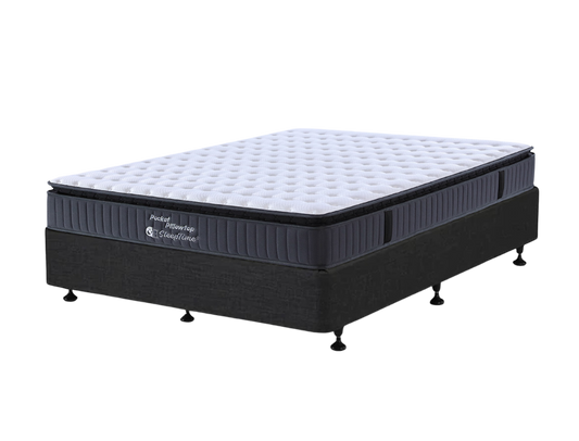 Eco Bed Base + SleepTime Pocket Pillowtop Spring Mattress