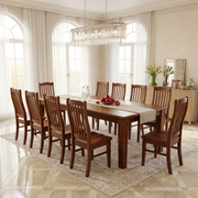 Solid Wood Dining Suite Rustic