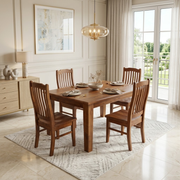 Solid Wood Dining Suite Rustic
