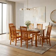 Solid Wood Dining Suite Pine