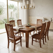 Solid Wood Dining Suite Rustic