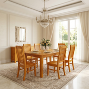 Solid Wood Dining Suite Pine