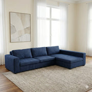 NZ Made Starlight Fabric Corner Sofa - Side View | Furniture World NZ