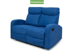 SupreCoz 2RR Recliner Blue - Floor Model