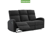 SupreCoz 3RR Recliner Black - Detail View | Furniture World NZ