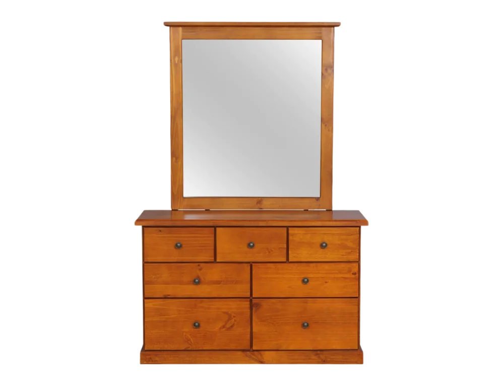 Tasman 7 Drw Lowboy With Mirror