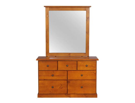 Tasman 7 Drw Lowboy With Mirror