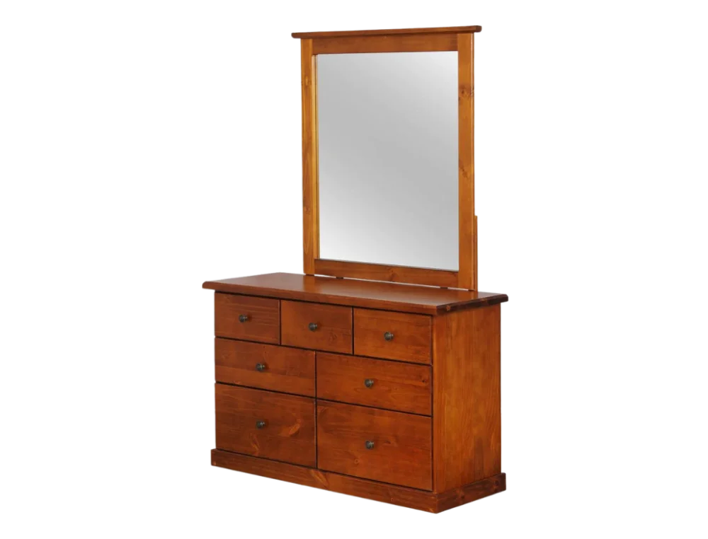 Tasman 7 Drw Lowboy With Mirror