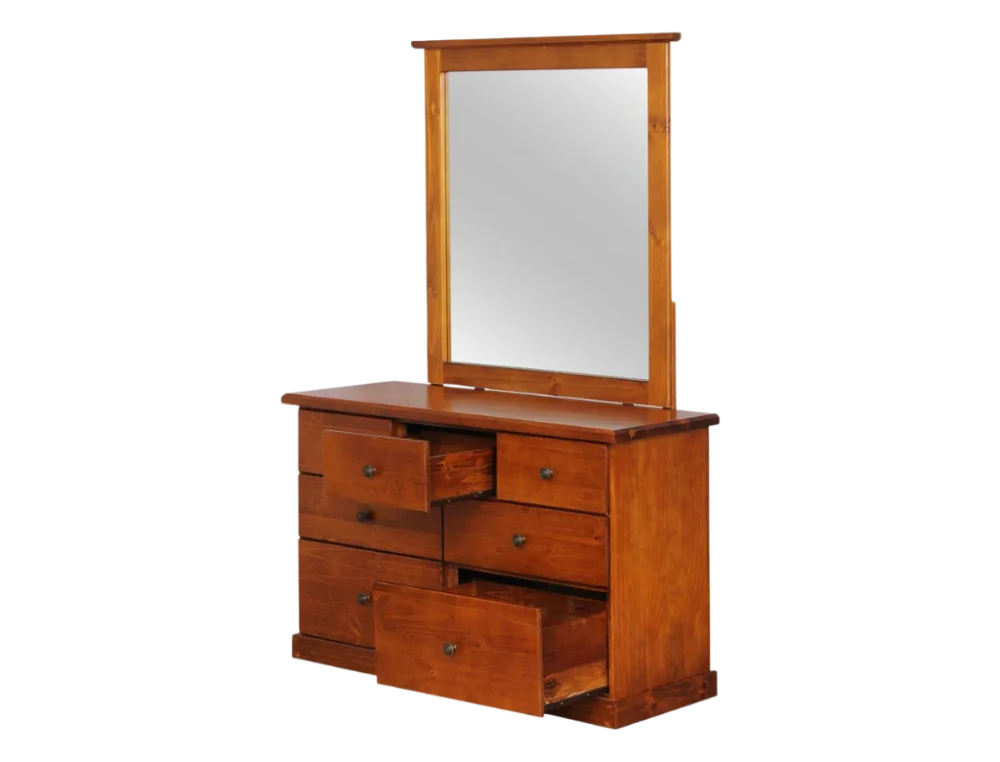 Tasman 7 Drw Lowboy With Mirror