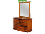 Tasman 7 Drw Lowboy With Mirror