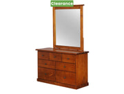 Tasman 7 Drw Lowboy With Mirror