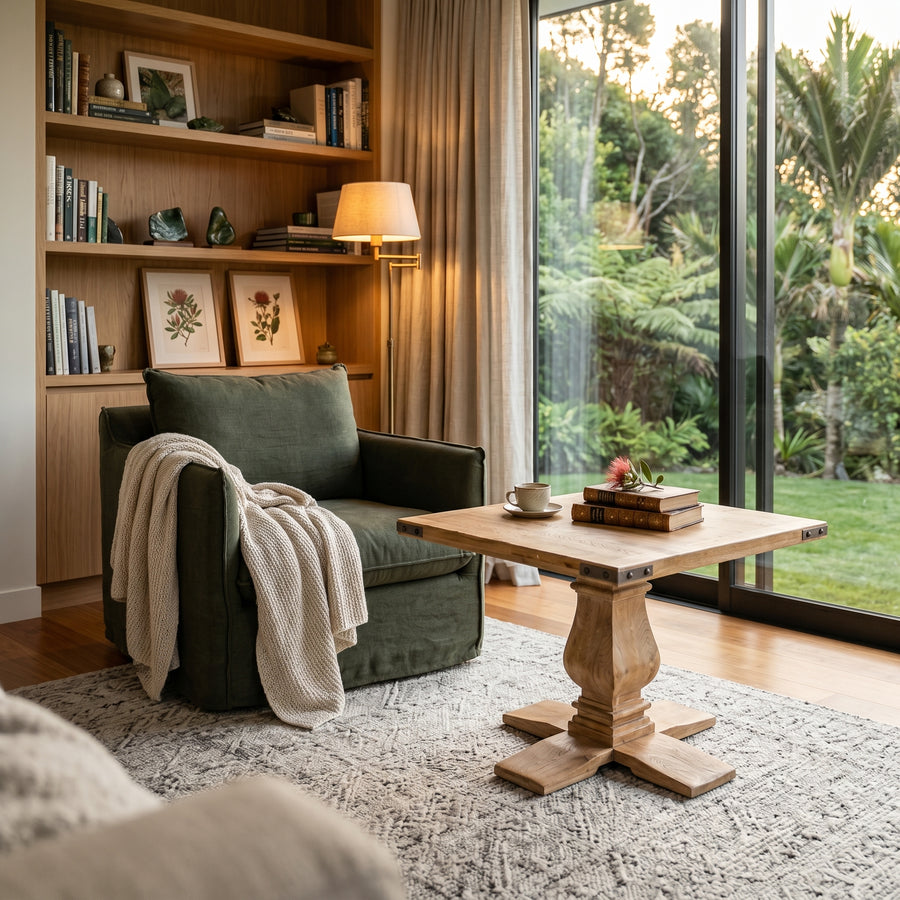 Torin Lamp Table – Honey Wash | Furniture World NZ