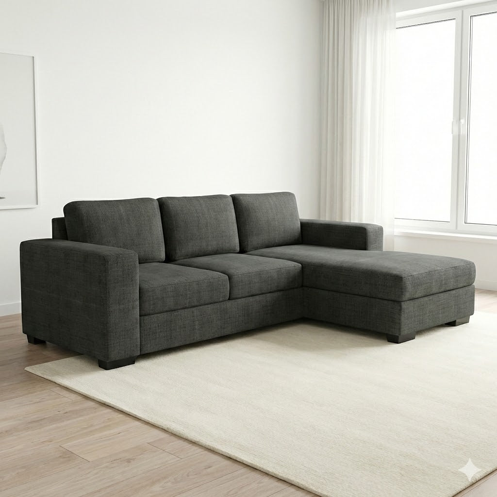 NZ Made Trendi 3 Seater with Chaise Corner Sofa
