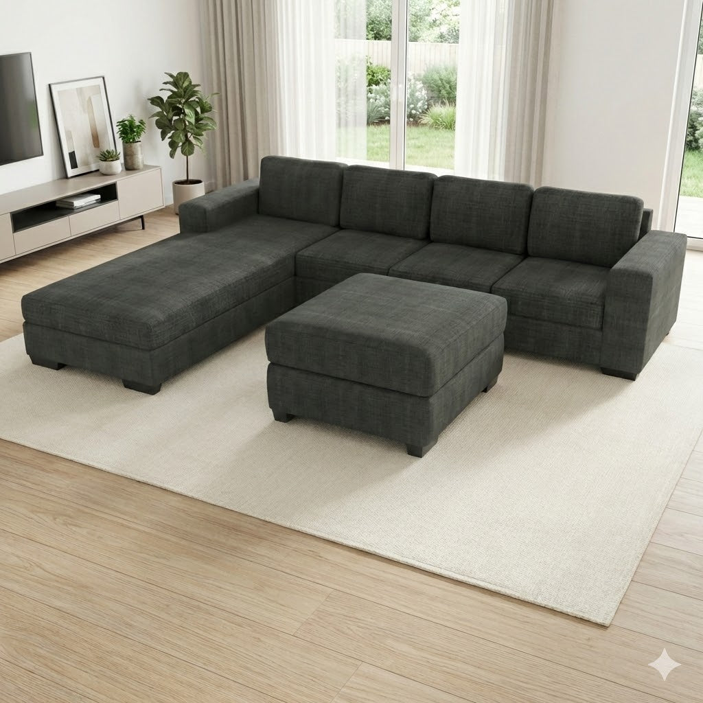 NZ Made Trendi 4 Seater Corner Chaise