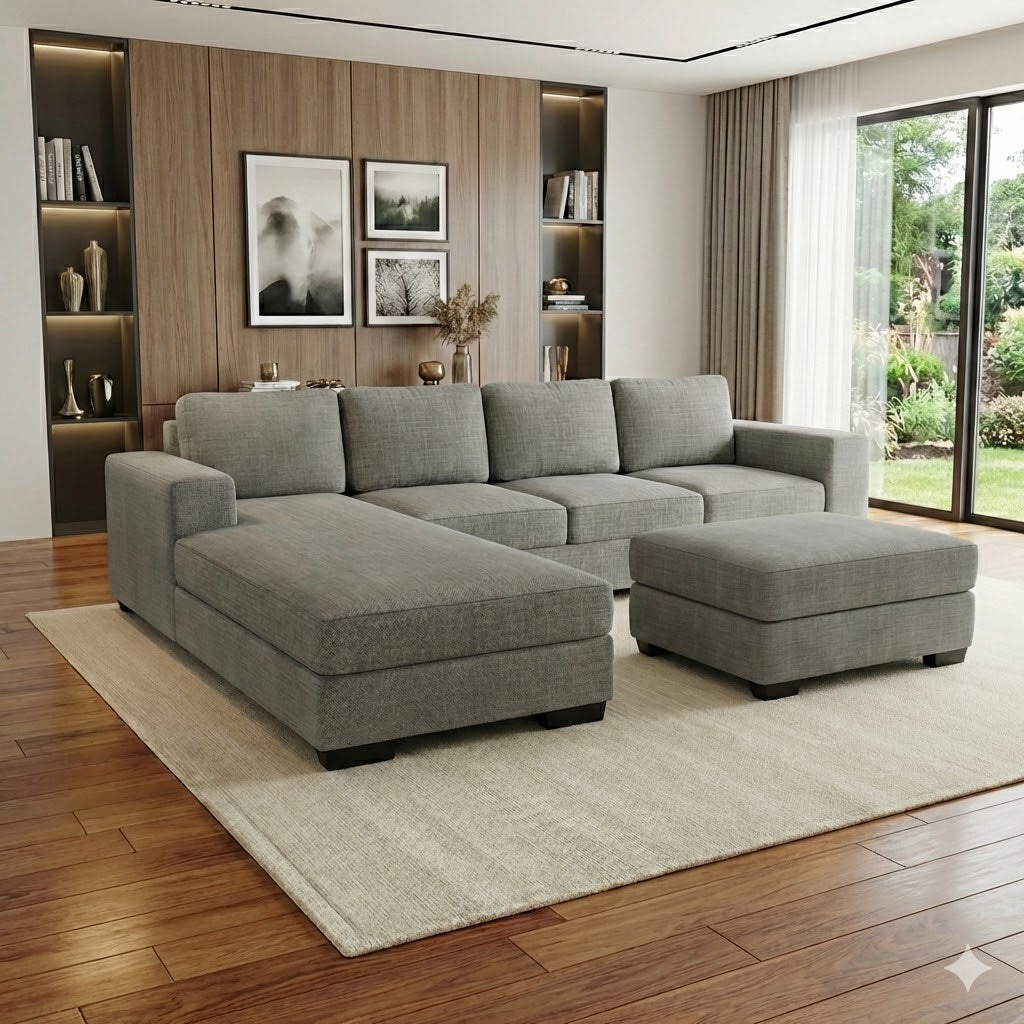 NZ Made Trendi 4 Seater Corner Chaise