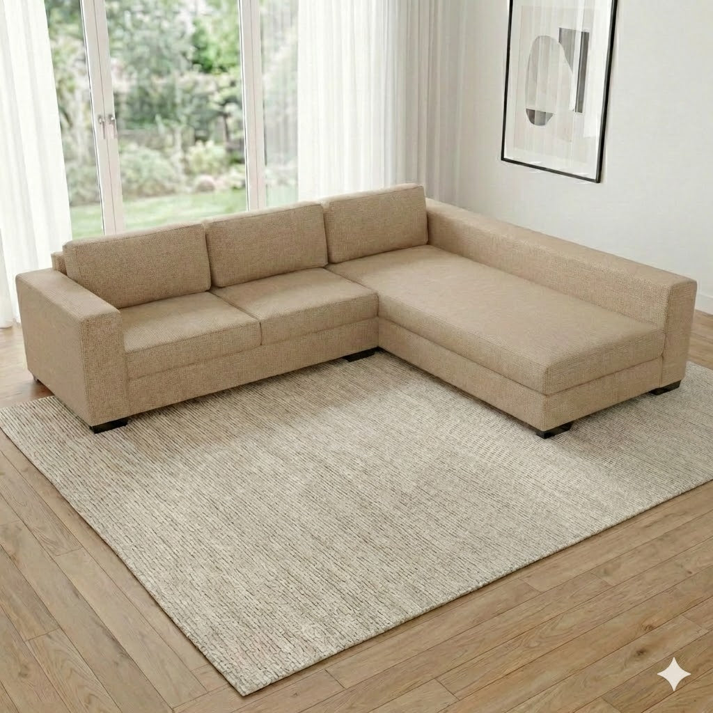 NZ Made Trendi Long-Arm with Chaise Corner Sofa