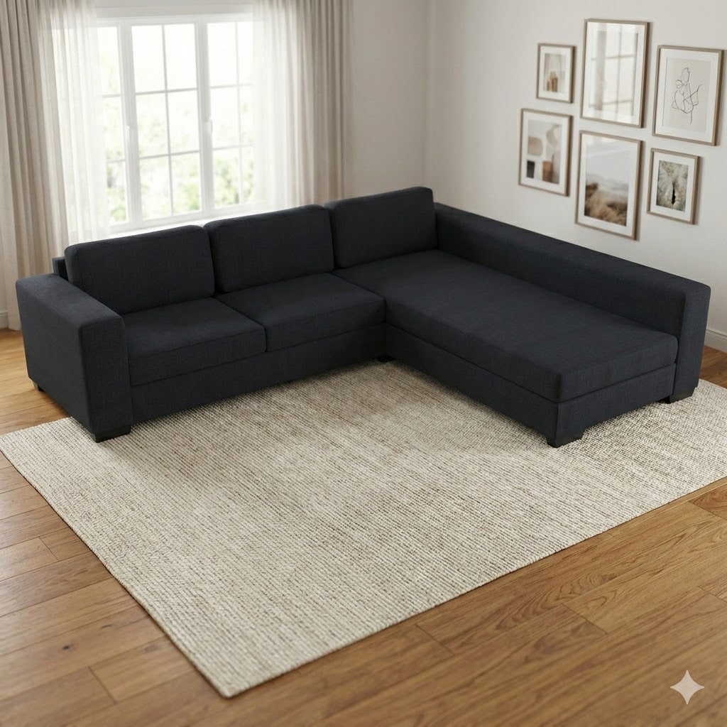 NZ Made Trendi Long-Arm with Chaise Corner Sofa