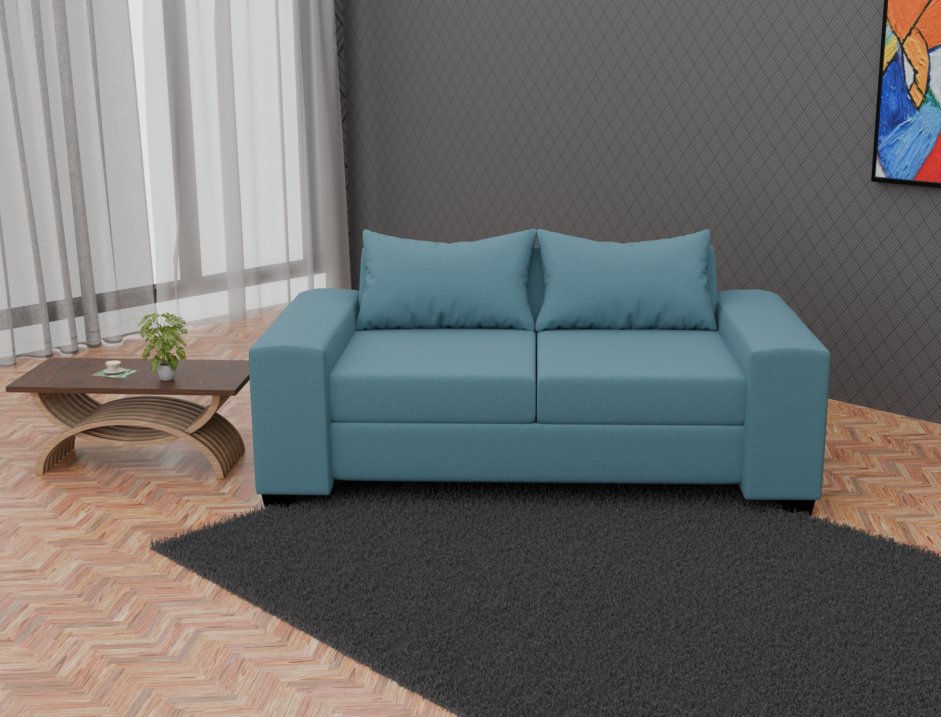 NZ Made Prisma 2 Seater Sofa