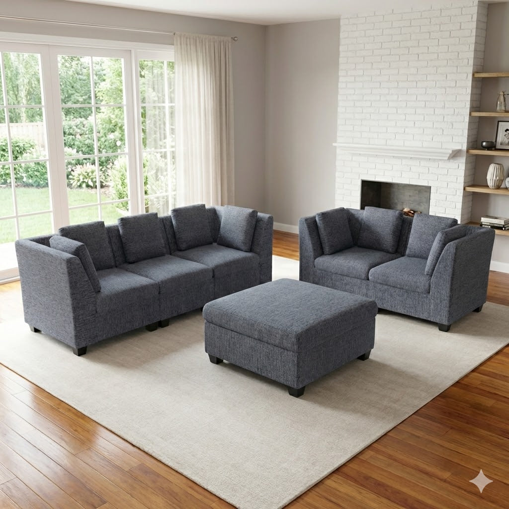 NZ Made Vellora Lounge Suites - Side View | Furniture World NZ