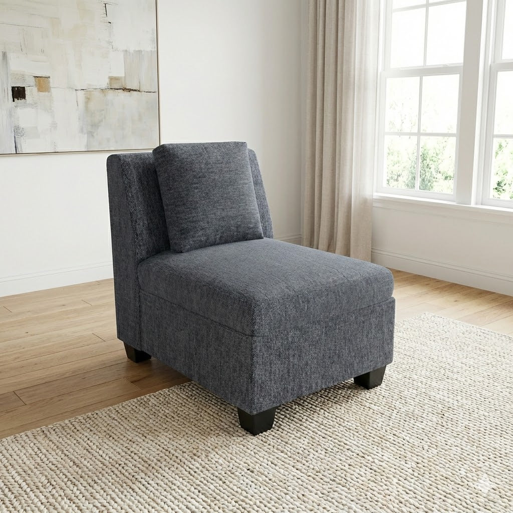 NZ Made Vellora Sofa Chair - Side View | Furniture World NZ