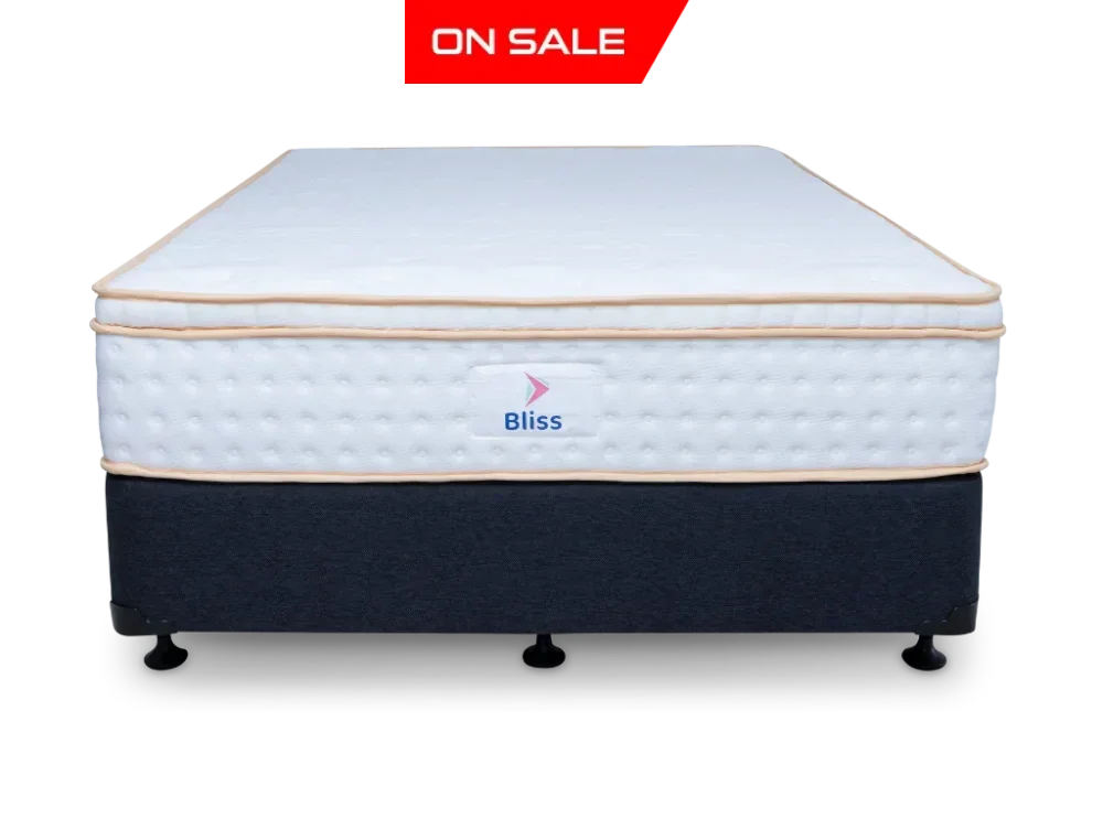 Venus Bed Base Cali King + Bliss Mattress Black