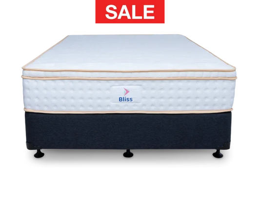 Venus Bed Base Cali King + Bliss Mattress Black