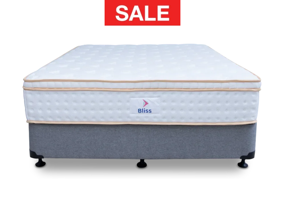 Venus Bed Base Cali King + Bliss Mattress Grey