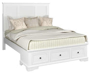 Sienna Queen Bed Frame – White