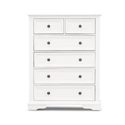 Sienna Tallboy Dresser – White