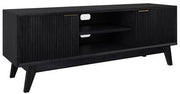 Reno Medium 2 Drw TV Stand - Side View | Furniture World NZ