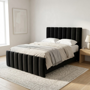 NZ Made Wave Bed Frame - Side View | Furniture World NZ