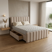 NZ Made Wave Bed Frame With Drawers