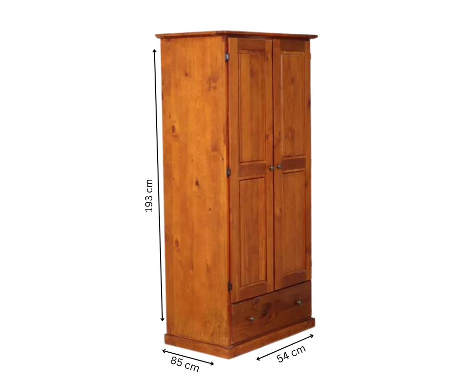 Tasman 2 Door 1 Drw Wardrobe