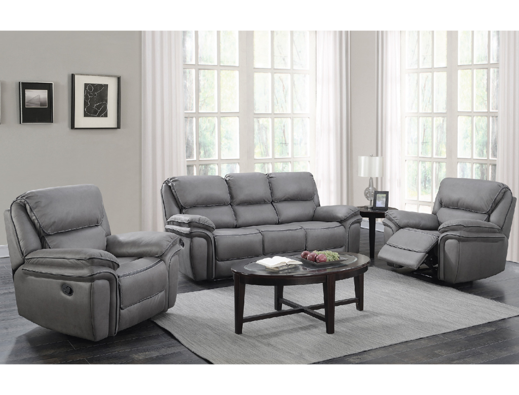 Comfort Cove Recliner Suite Grey